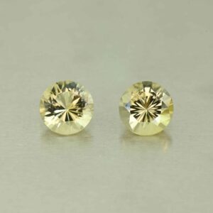 Scapolite round pair 8.5mm 3.57cts N sc127