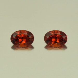 Spessartite oval pair 7.0x5.0mm 2.01cts N sg171