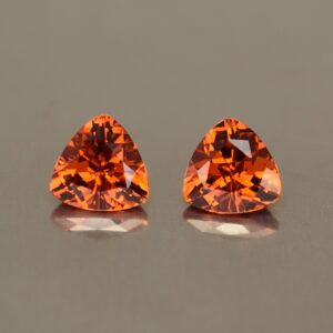 Spessartite trillion pair 5.6mm 1.59cts sg121 SOLD