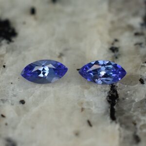 Tanzanite marquise pair 6.0x3.0mm 0.53cts tz188