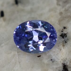 Tanzanite oval 7.5x5.8mm 1.57cts H tz201