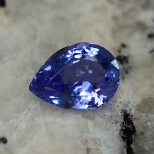 Tanzanite pear 8.4x6.2mm 1.38cts tz185 SOLD