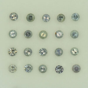 Teal GreySapphire round box 1.75mm 0.50cts N sa545