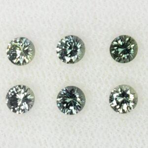 TealSapphire round 3.5mm 2.02cts 10pcs N sa376 SOLD