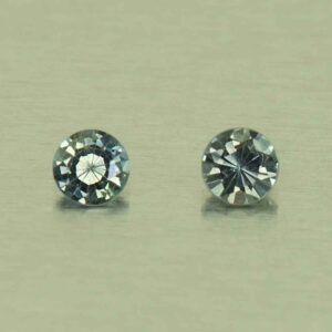 TealSapphire round pair 2.5mm 0.13cts N sa793