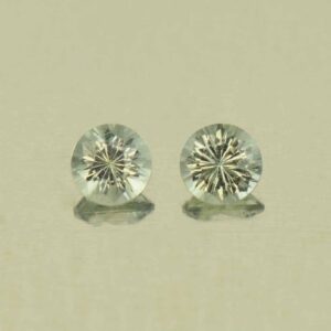 TealSapphire round pair 2.5mm 0.16cts N sa476