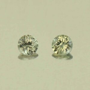TealSapphire round pair 2.5mm 0.16cts N sa477