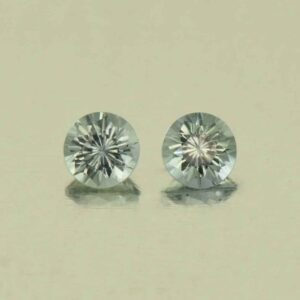 TealSapphire round pair 2.5mm 0.17cts N sa478