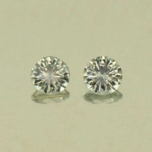 TealSapphire round pair 2.5mm 0.17cts N sa480