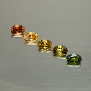 TourmalineSuite oval 7.0x5.0mm 3.88cts 5pcs a tm1350 SOLD