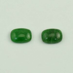 Tsavorite cush cab pair 8.2x6.0mm 3.10cts O ts413 a scaled 1