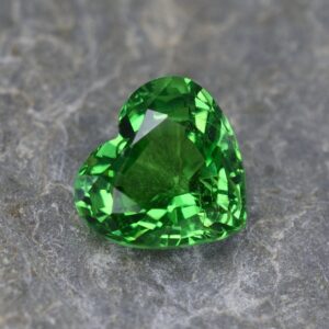 Tsavorite heart 9.4x8.8mm 3.17cts a ts224 SOLD