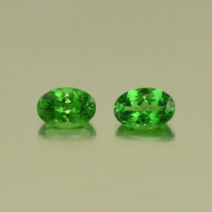 Tsavorite oval pair 6.5x4.5mm 1.40cts N ts314 SOLD