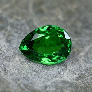 Tsavorite pear 6.9x5.1mm 1.08cts N ts231 a