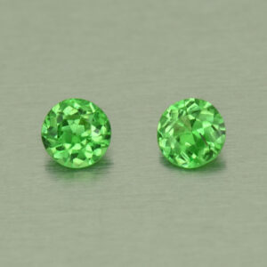 Tsavorite round pair 3.6mm 0.39cts N ts398