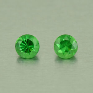 Tsavorite round pair 3.8mm 0.48cts N ts396