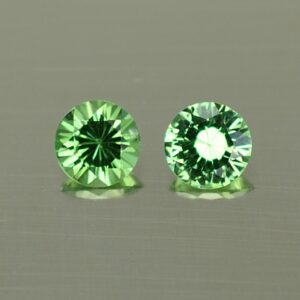 Tsavorite round pair 4.5mm 0.68cts ts273