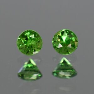 Tsavorite round pair 4.5mm 0.89cts ts259 SOLD
