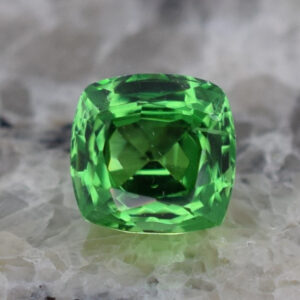 Tsavorite sq cush 5.1x5.0mm 0.86cts N ts262 crop SOLD