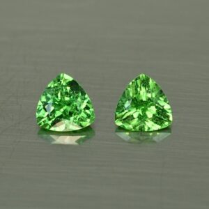 Tsavorite trill pair 4.5mm 0.72cts ts363 SOLD