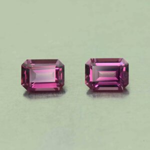 UmbaliteGarnet eme cut pair 7.4x5.4mm 3.10cts N ug1217