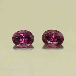 UmbaliteGarnet oval pair 8.5x6.5mm 3.81cts N ug1410 scaled 1