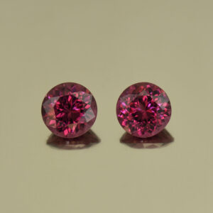 UmbaliteGarnet round pair 7.0mm 3.22cts N ug328 SOLD
