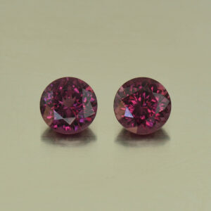 UmbaliteGarnet round pair 7.0mm 3.23cts N ug329 SOLD