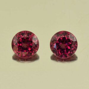 UmbaliteGarnet round pair 7.5mm 4.14cts N ug852 SOLD