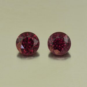 UmbaliteGarnet round pair 7.5mm 4.20cts N ug338 SOLD
