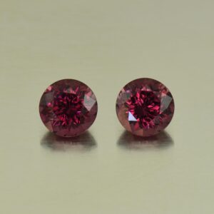 UmbaliteGarnet round pair 7.9mm 5.07cts N ug345 SOLD