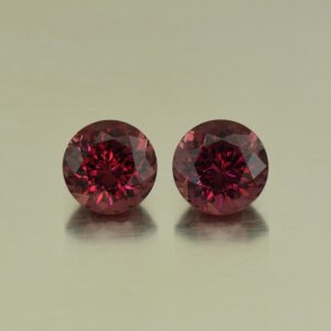 UmbaliteGarnet round pair 8.2mm 5.48cts N ug350 SOLD