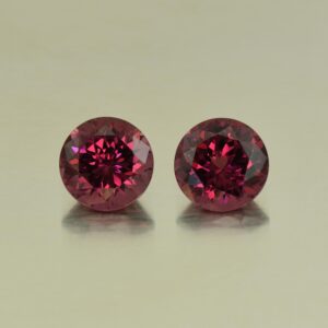 UmbaliteGarnet round pair 8.5mm 5.43cts N ug735 SOLD