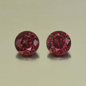 UmbaliteGarnet round pair 8.5mm 5.51cts N ug352 SOLD