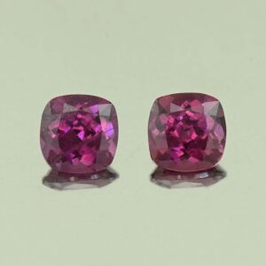 UmbaliteGarnet sq cush pair 5.0mm 1.40cts N ug1130 SOLD