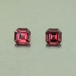 UmbaliteGarnet sq eme cut pair 4.5mm 1.09cts N ug859