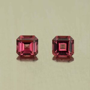 UmbaliteGarnet sq eme cut pair 4.5mm 1.10cts N ug1309