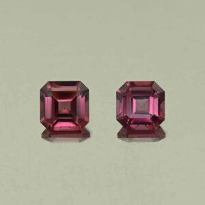 UmbaliteGarnet sq eme cut pair 4.5mm 1.14cts N ug1314