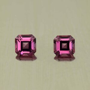 UmbaliteGarnet sq eme cut pair 4.5mm 1.19cts N ug1310