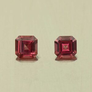 UmbaliteGarnet sq eme cut pair 5.0mm 1.44cts N ug1319