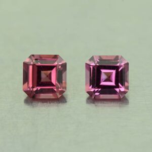 UmbaliteGarnet sq eme cut pair 5.0mm 1.50cts N ug1238