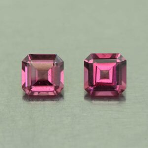 UmbaliteGarnet sq eme cut pair 5.0mm 1.50cts N ug1239