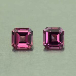 UmbaliteGarnet sq eme cut pair 5.0mm 1.53cts N ug1240 SOLD