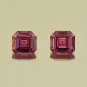 UmbaliteGarnet sq eme cut pair 5.0mm 1.53cts N ug865 SOLD