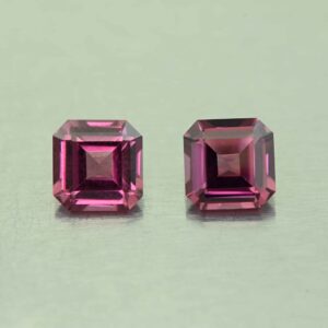 UmbaliteGarnet sq eme cut pair 5.5mm 1.92cts N ug1243