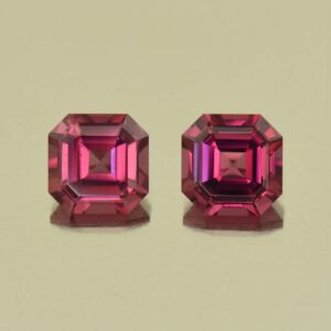 UmbaliteGarnet sq eme cut pair 6.0mm 2.63cts N ug872 SOLD
