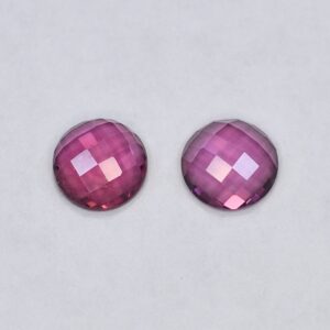 Umbalite round rose cut pair 6.4mm 2.12cts ug253 SOLD