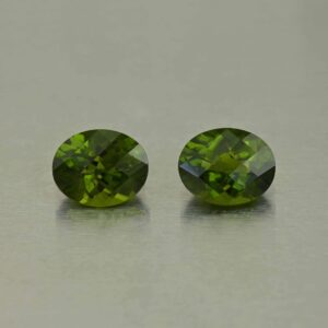 Vesuvianite ch oval pair 10.1x8.1mm 5.85cts N vs257 scaled 1