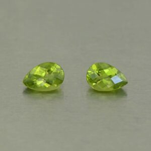 Vesuvianite ch pear pair 6.0x4.0mm 0.91cts N vs266