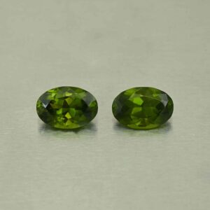 Vesuvianite oval pair 10.8x7.4mm 5.41cts N vs115 scaled 1